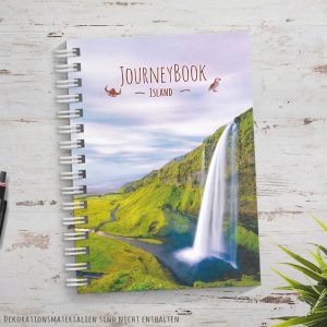 Reisetagebuch für Island als Abschiedsgeschenk zur Reise zum selberschreiben